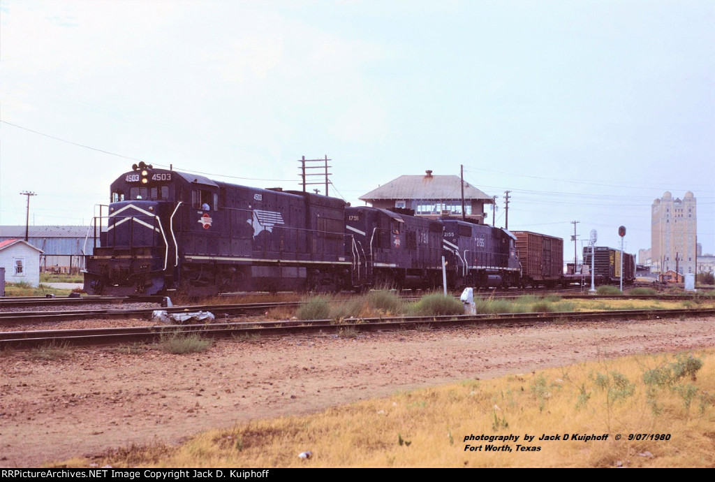  MP 4503-1791-2155, at Tower 55 Fort Worth, Texas. September 7, 1980